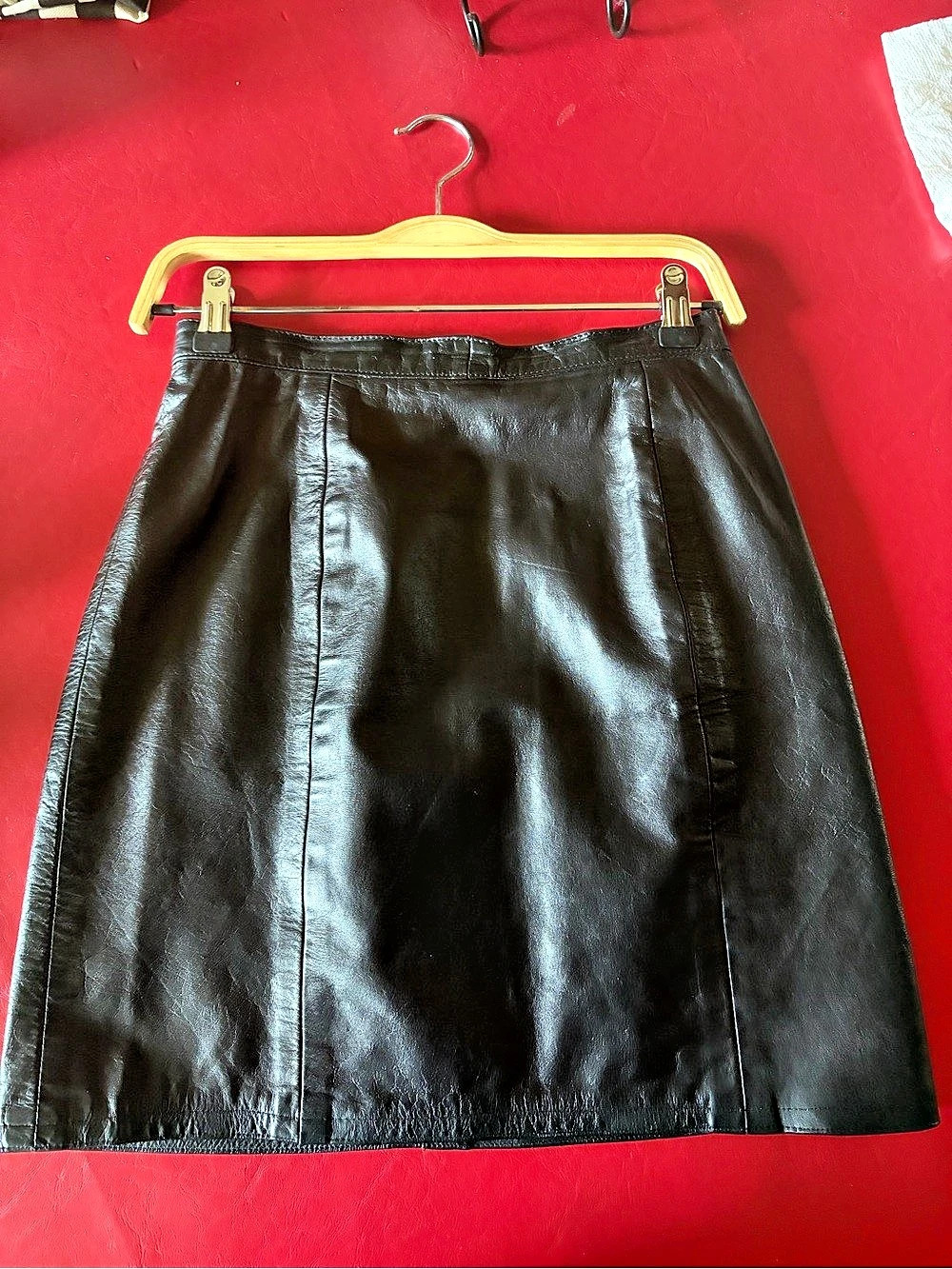 Vintage Outerwear by Phoenix Genuine Leather Mini Skirt – Made in USA